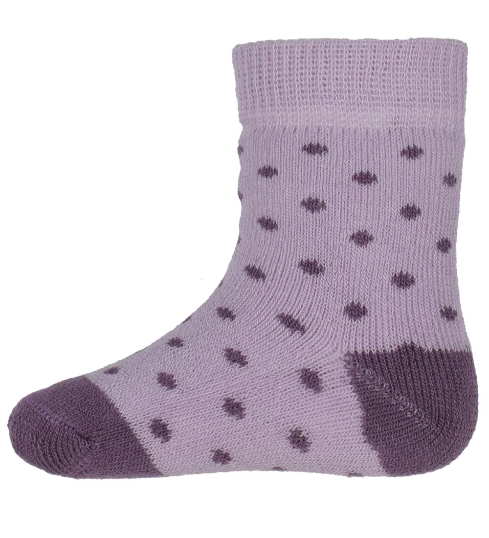 Minymo Baby Socks - 2-Pack - Lavender Frozen