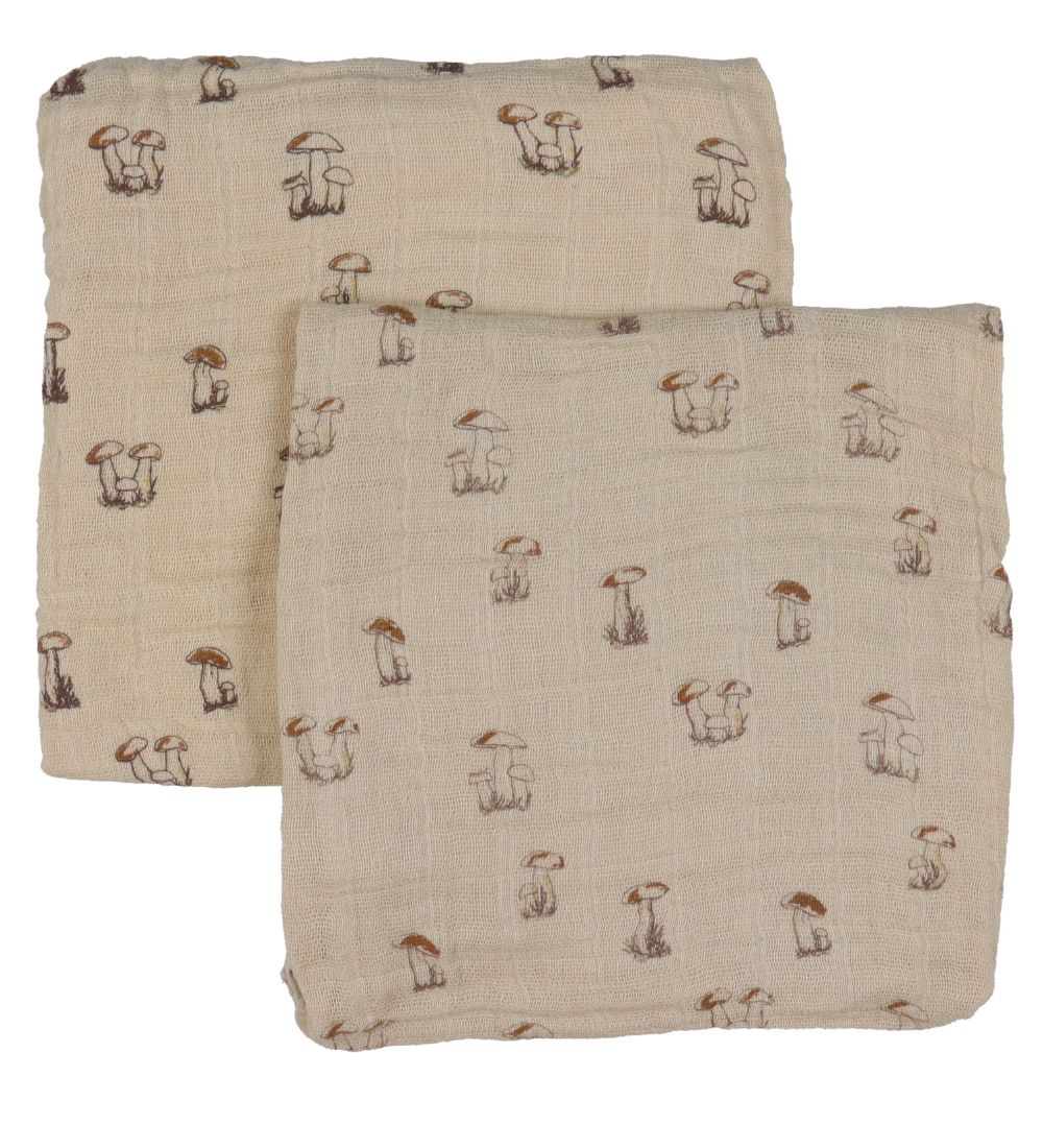 Pippi Baby Muslin Cloths - Organic - 8-Pack - 65x65 cm - Sheer B