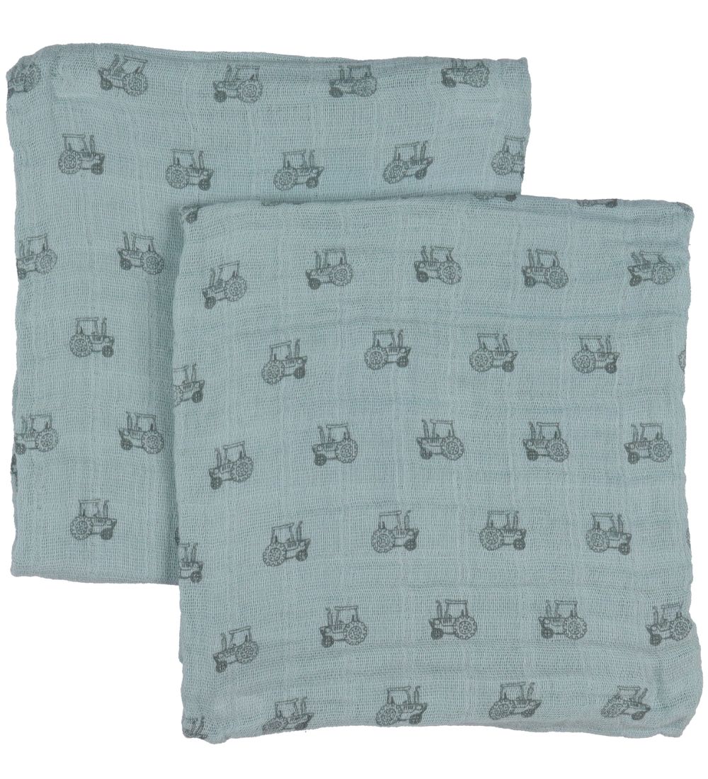 Pippi Baby Muslin Cloths - Organic - 8-Pack - 65x65 cm - Gray Mi