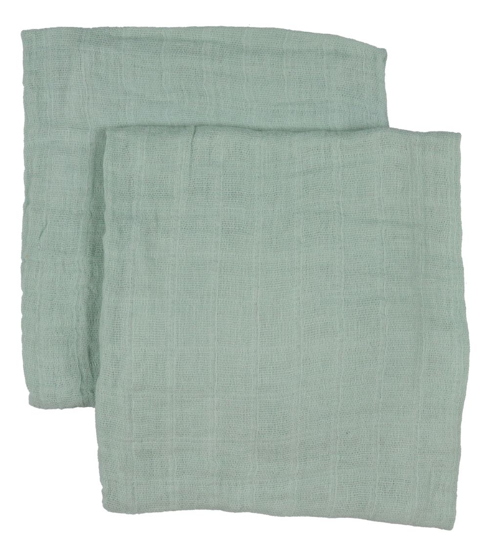 Pippi Stoffklutene - Organic - 8-pack - 65x65 cm - Ombre Blue
