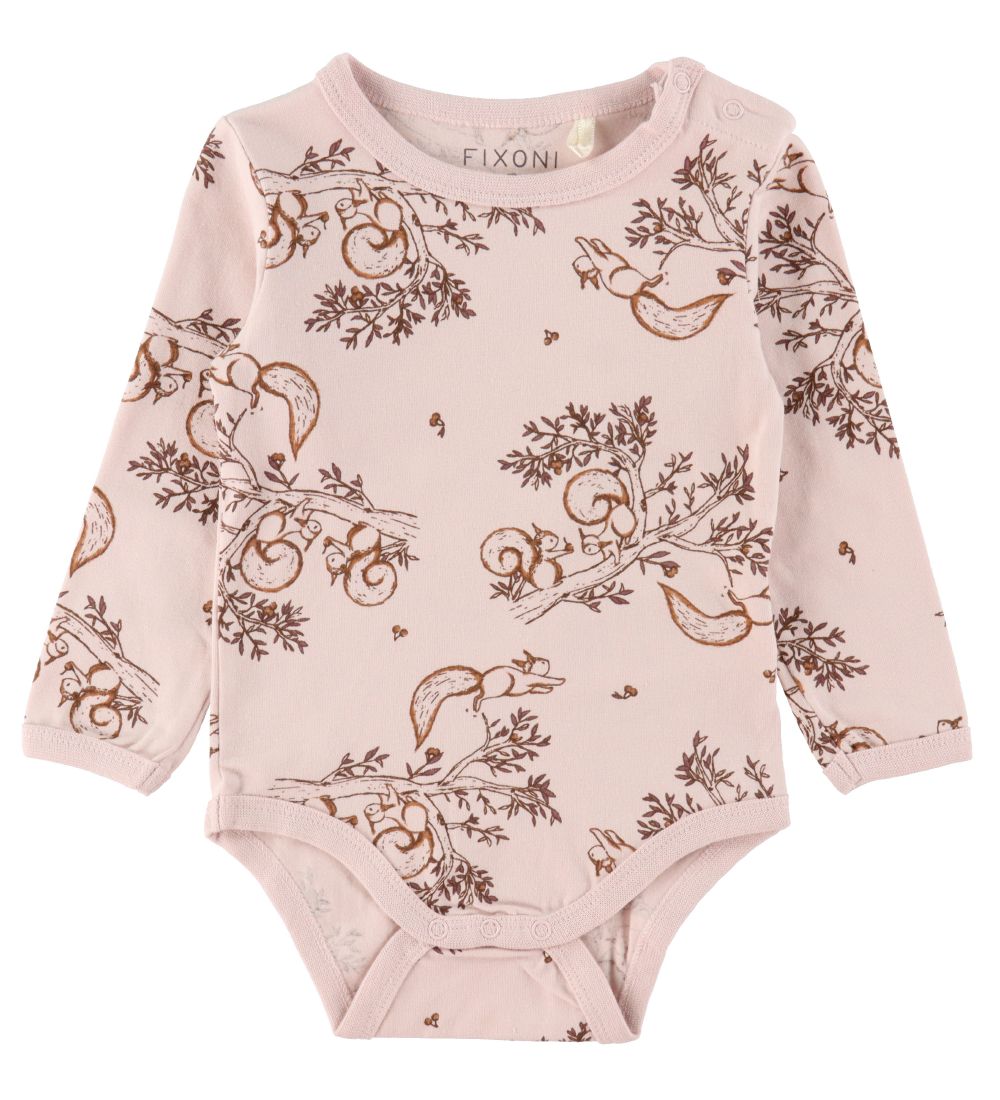 Fixoni Romper w. Bodysuit l/s - Hushed Violet/Pink Powder w. Ege