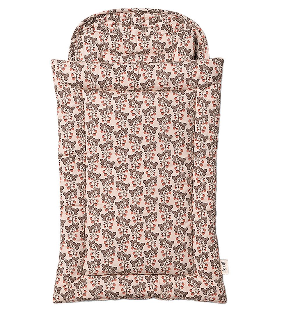 ferm Living Puppendecke m. Field - Strawberry