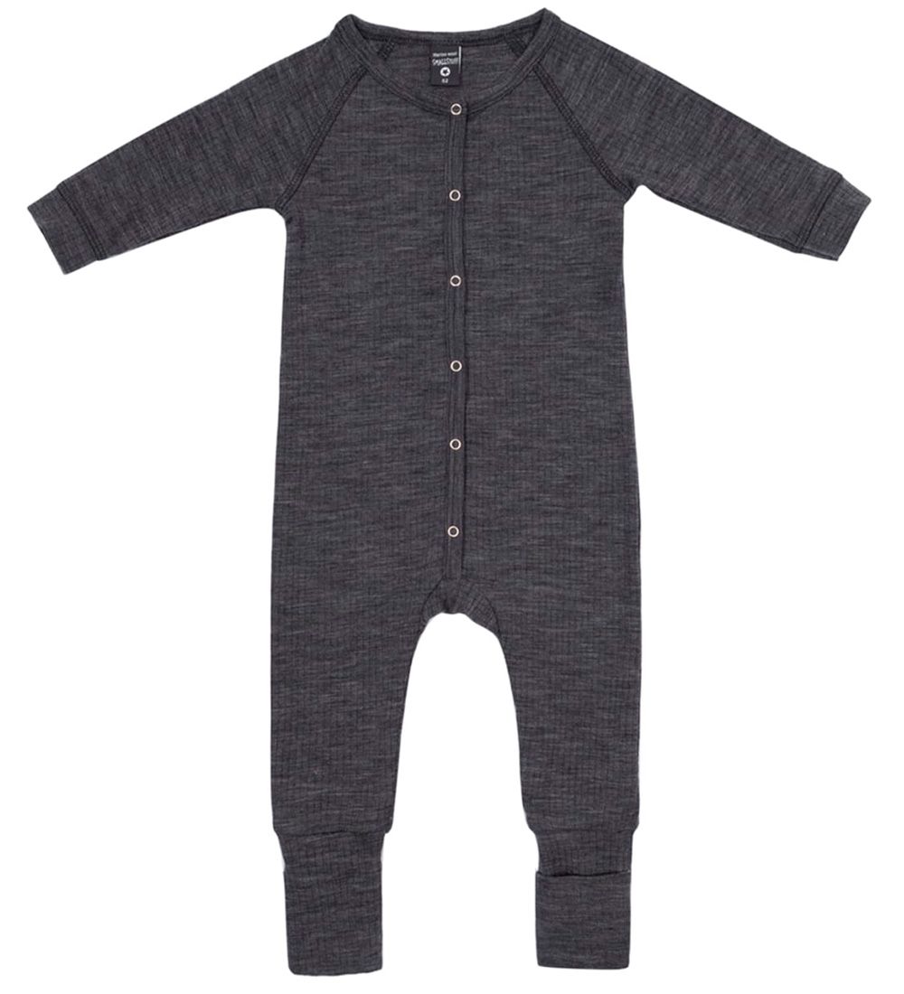 Smallstuff Nightsuit - Wool - Dark Grey