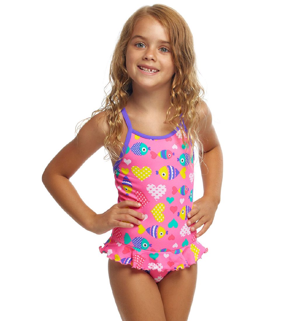 Funkita Badeanzug - Mit Gürtel Frill - UV50+ - Lolly Fish