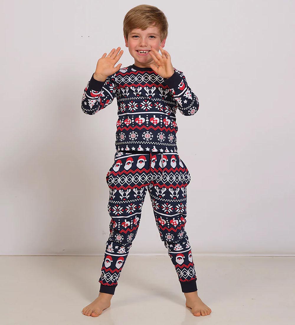 Jule-Sweaters Pyjama Set - Navy