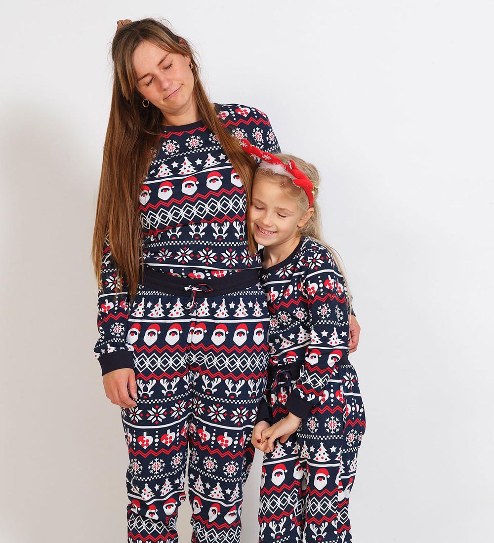 Jule-Sweaters Pyjama Set - Navy