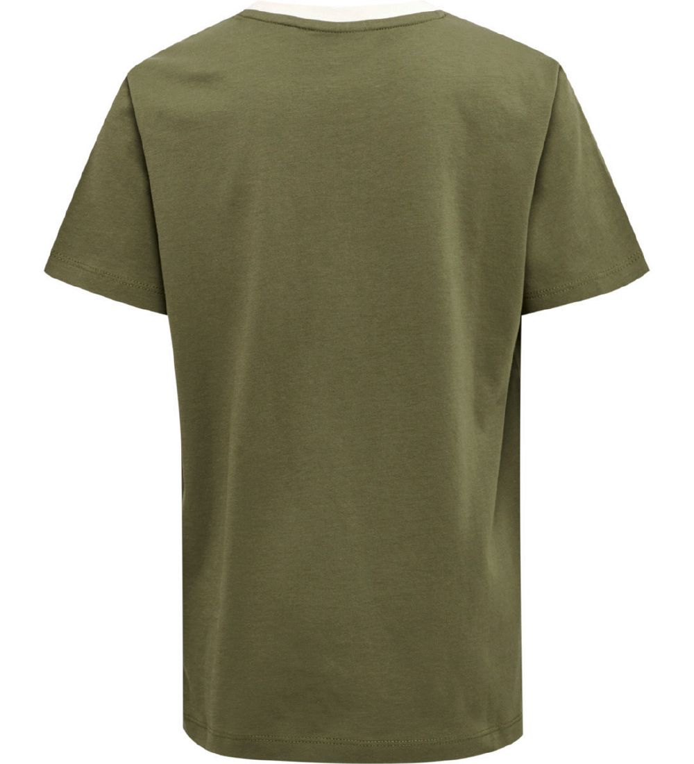Hummel T-Shirt - HmlCloud - Olive Branch