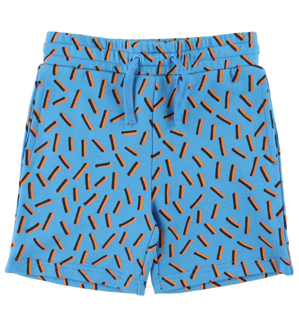 Stella McCartney Kids Sweat Shorts - Blue w. Orange