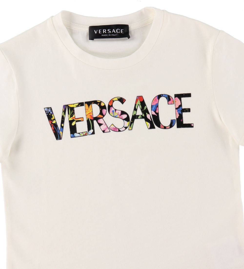 Versace T-shirt - White w. Print