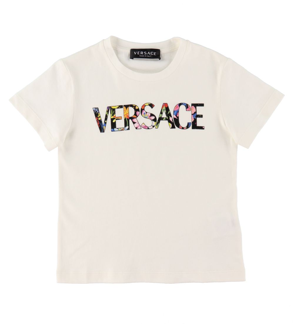 Versace T-shirt - White w. Print
