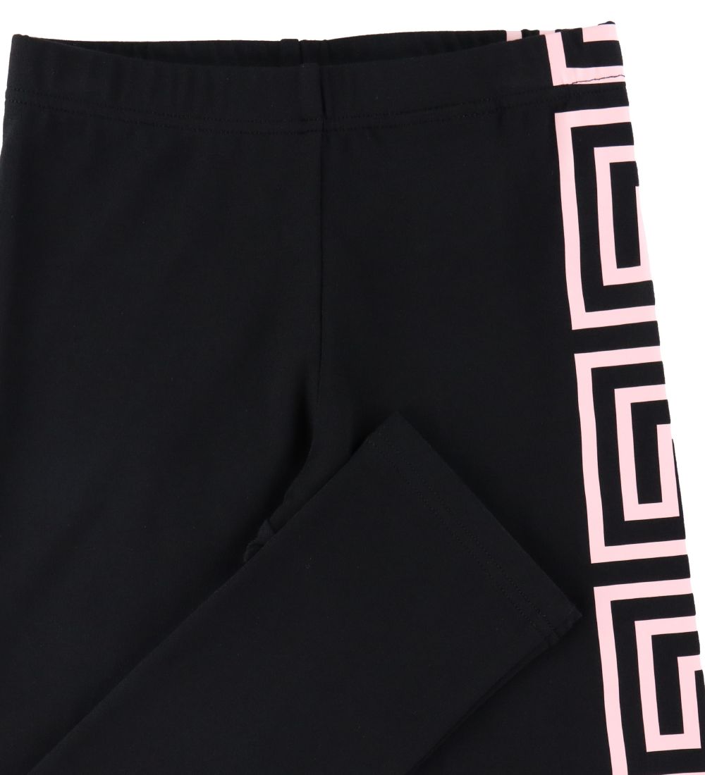 Versace Leggings - Black/Candy
