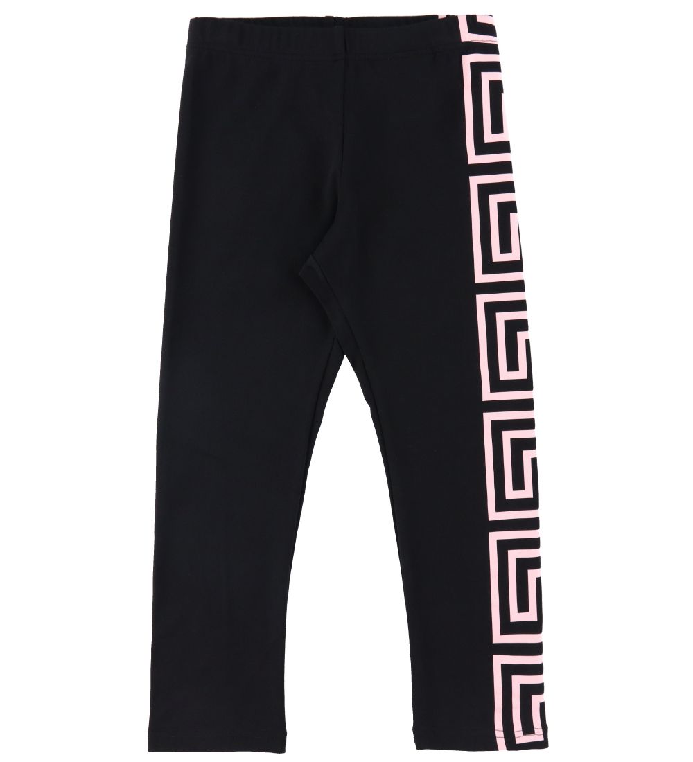 Versace Leggings - Black/Candy