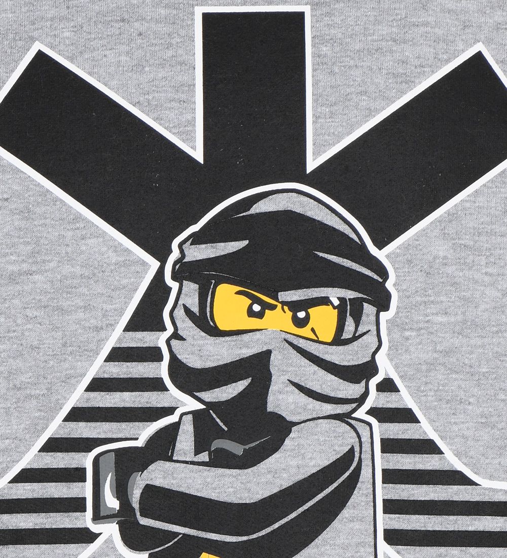 LEGO® Ninjago Sweatshirt - Grey Melange w. Print