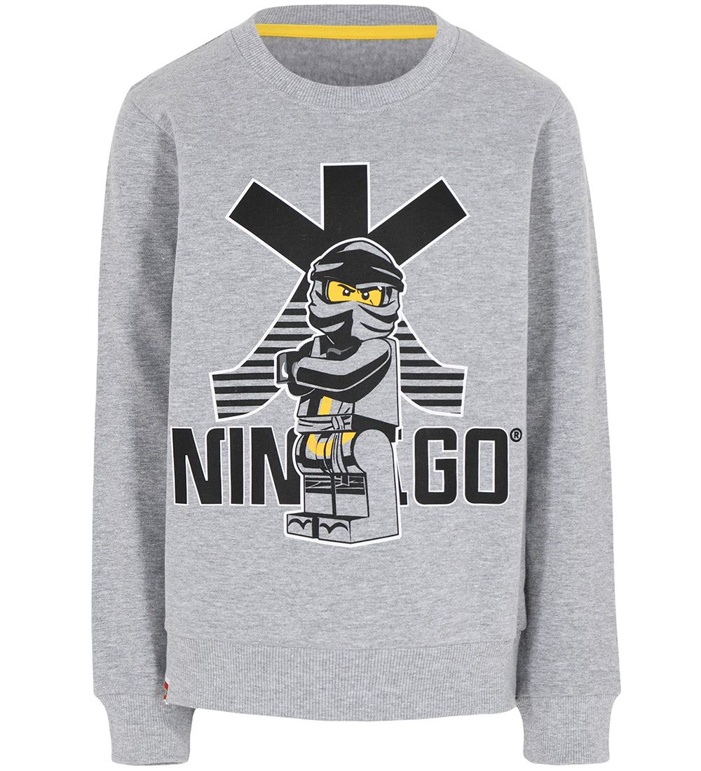 LEGO® Ninjago Sweatshirt - Grey Melange w. Print
