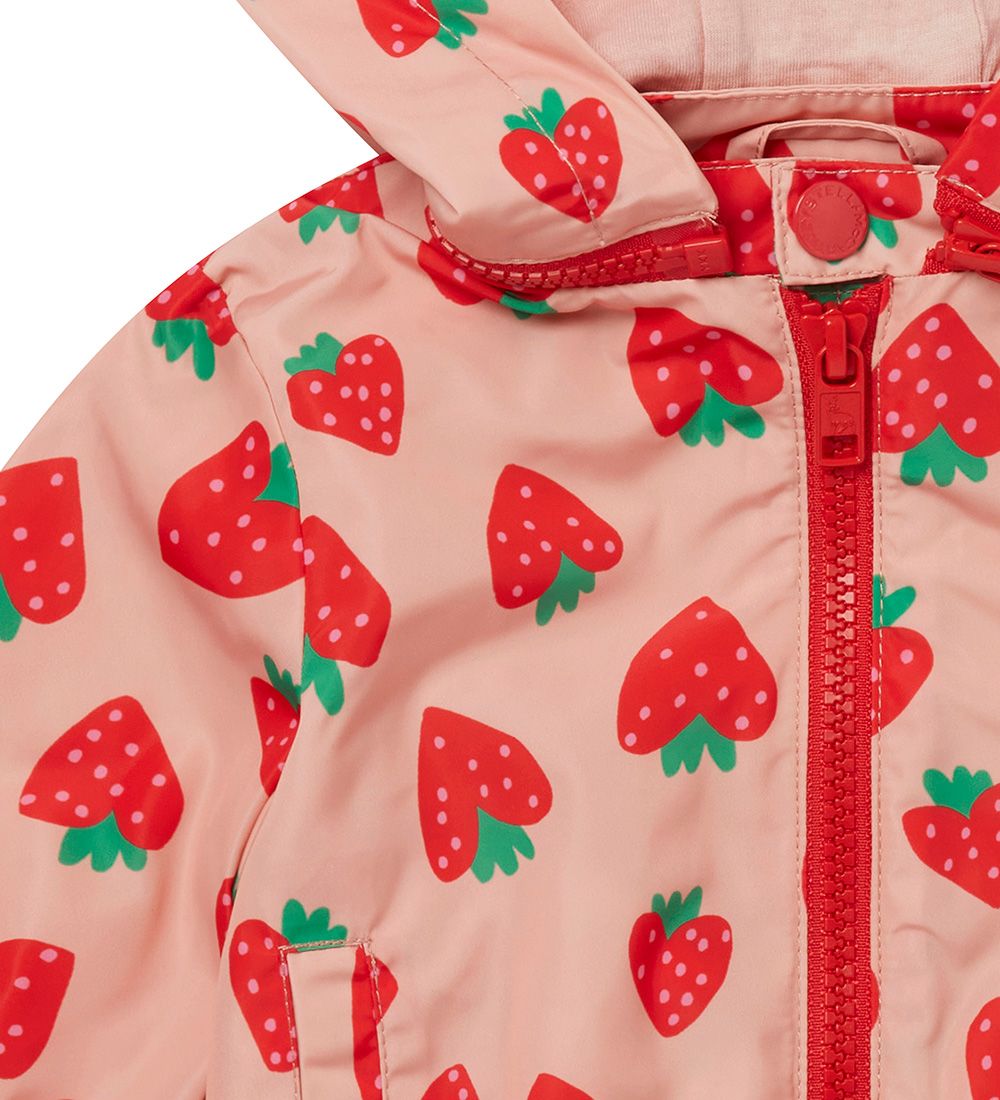 Stella McCartney Kids Jacket - Coral/Red w. Strawberry