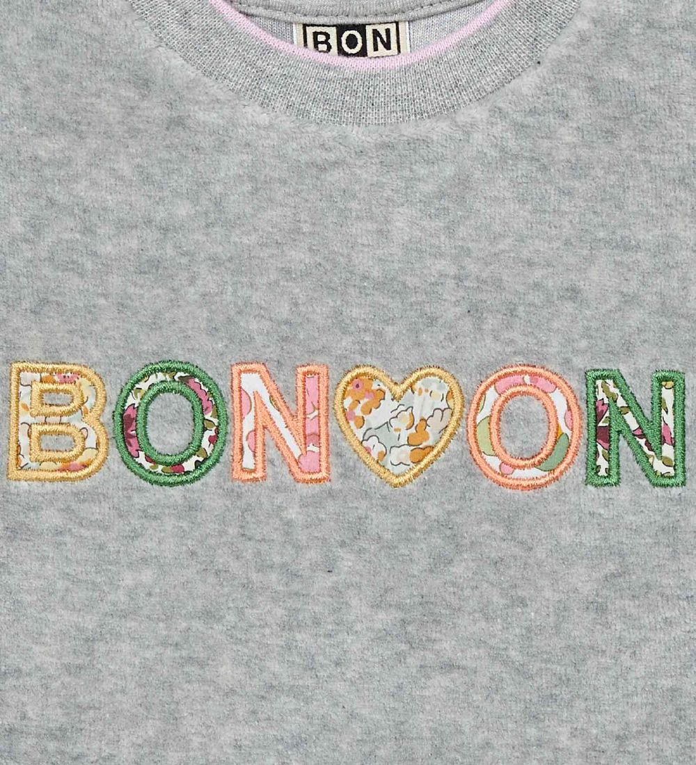 Bonton Sweatshirt - Velvet - Grey Gloss