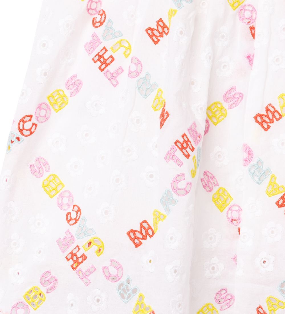 Little Marc Jacobs Top - The Baby Doll Top - White/Pastel w. Blo