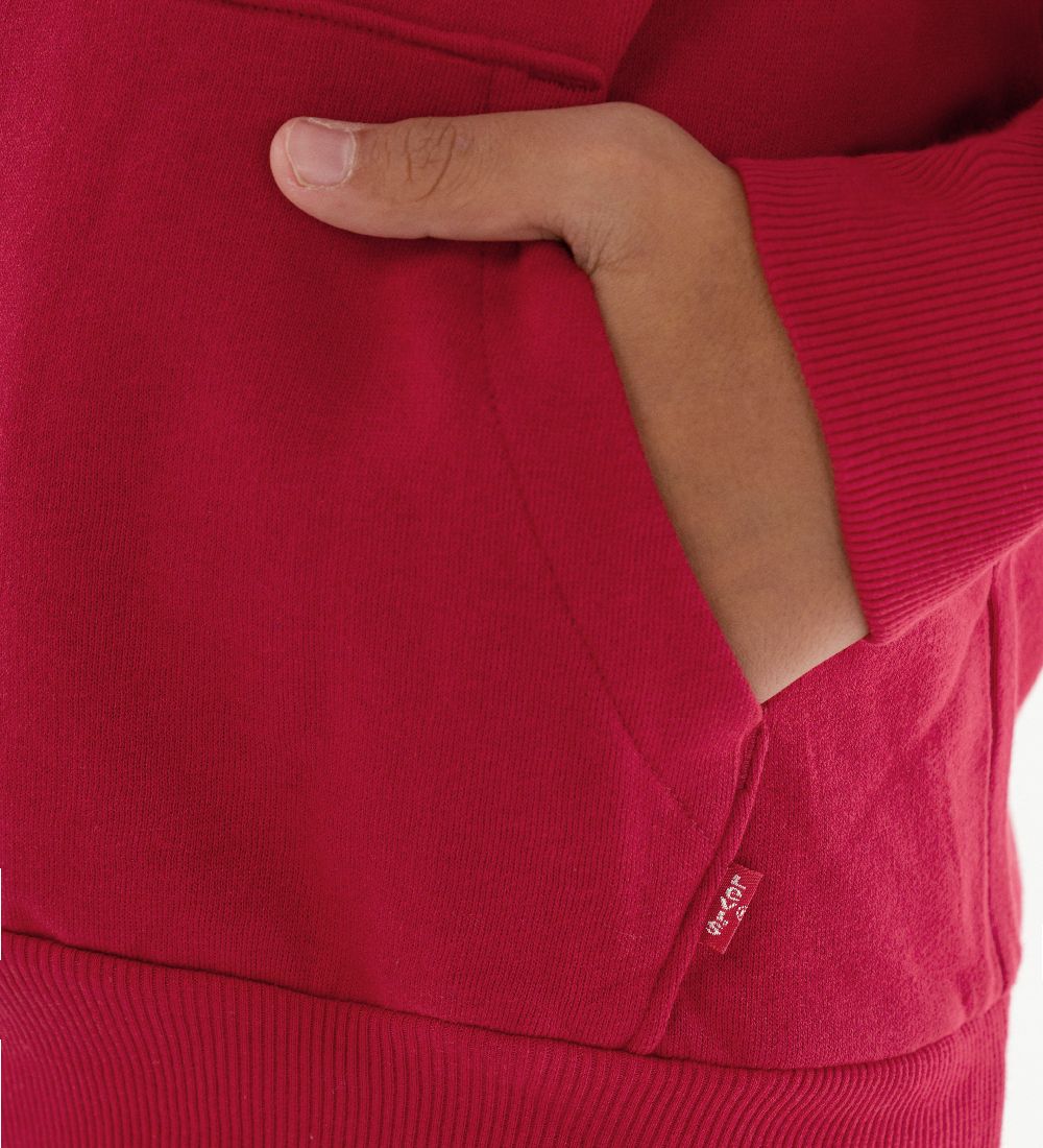 Levis Hoodie - Batwing - Levis Red/White