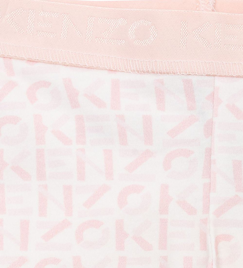 Kenzo Leggings - Off White/Rose