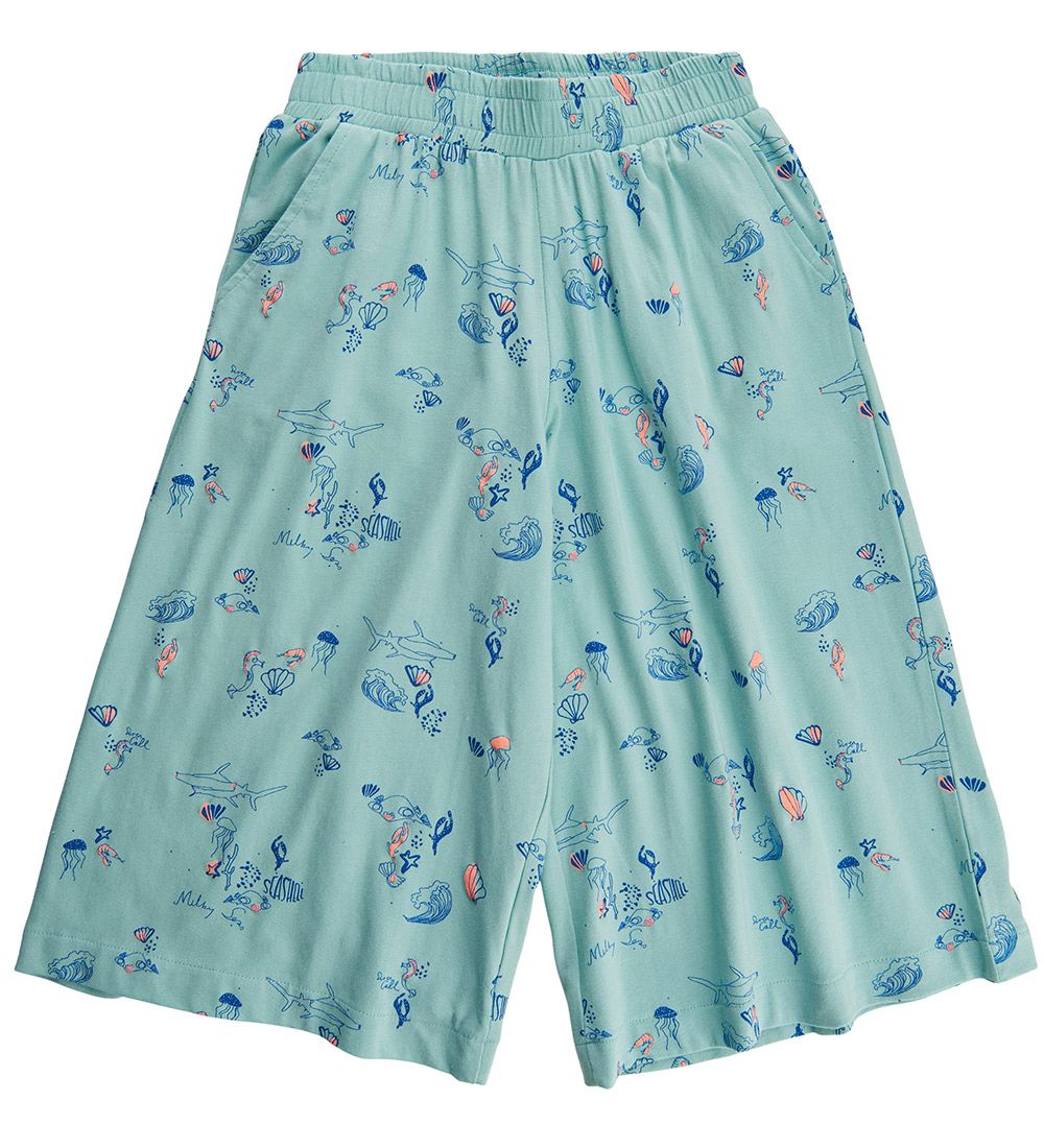 Soft Gallery Trousers - 3/4 - SGJolene Sealife - Canal Blue