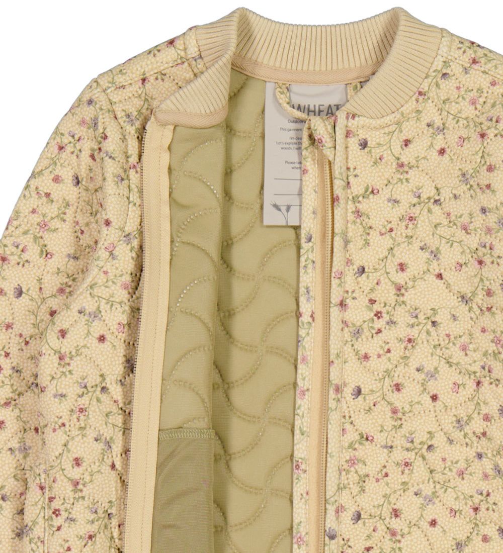 Wheat Thermo Jacket - Loui - Flower Vine