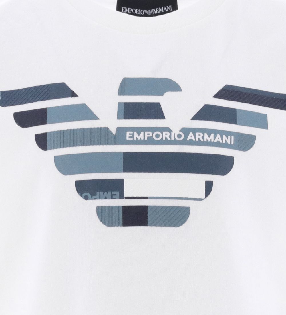Emporio Armani T-shirt - White w. Logo