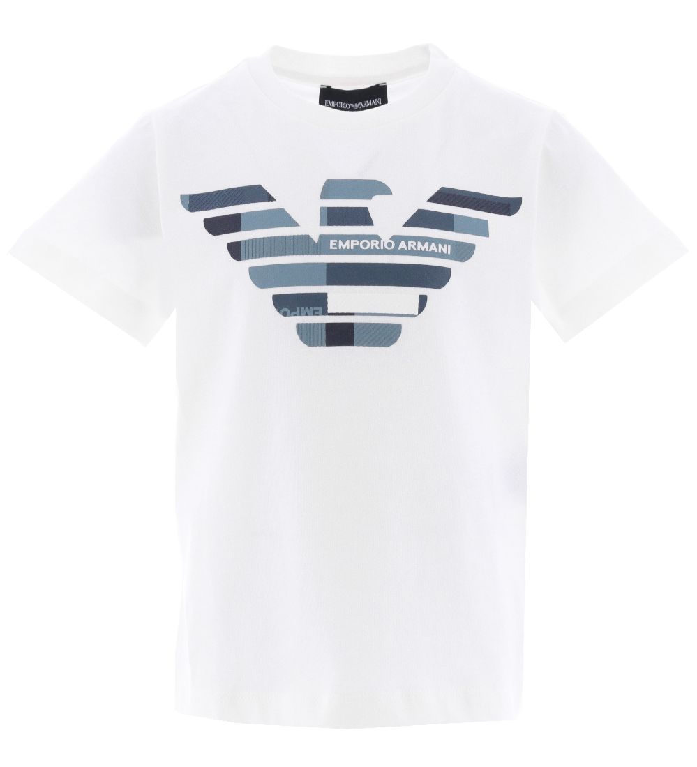 Emporio Armani T-shirt - White w. Logo