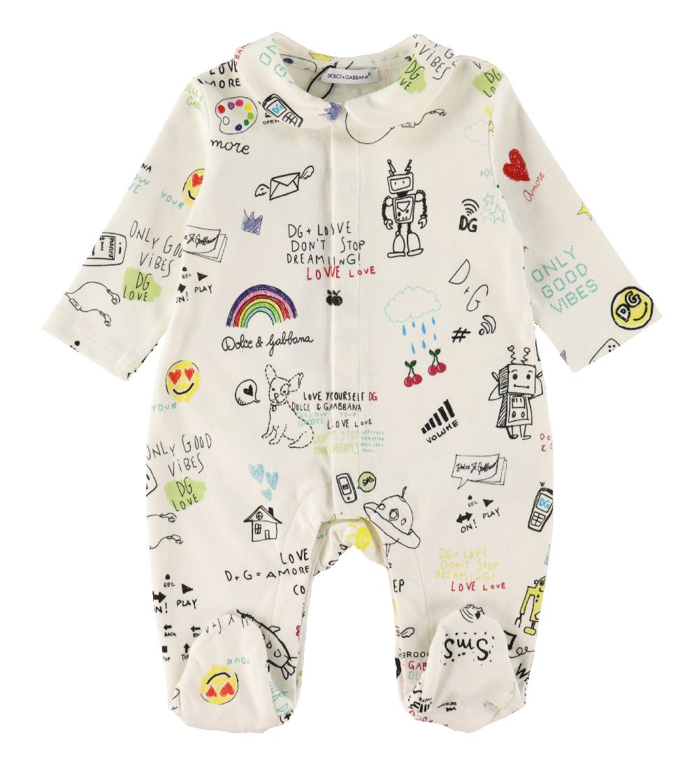 Dolce & Gabbana Gift Box - Jumpsuit/Beanie/Bib - Sketch