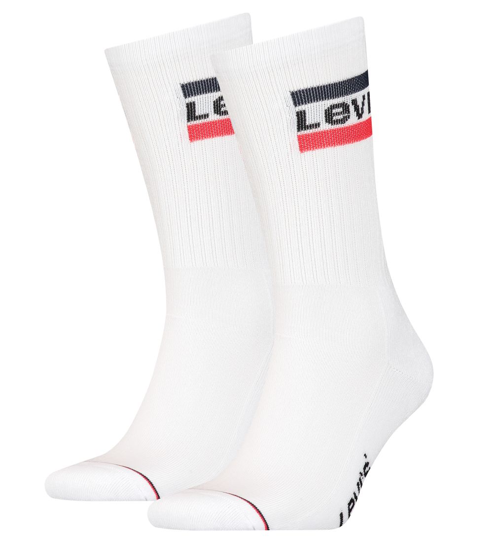 Levis Socken - 2er-Pack - Regular Cut - Weiß