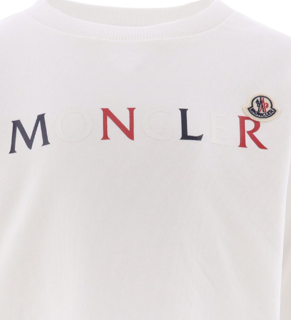Moncler Sweatshirt - White w. Print