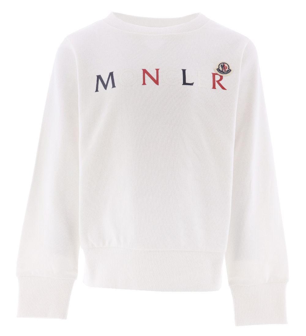 Moncler Sweatshirt - White w. Print