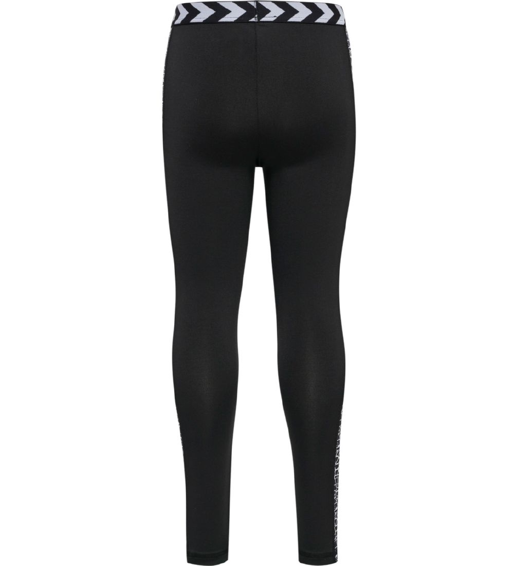 Hummel Leggings - HmlNanna - Schwarz/Weiß