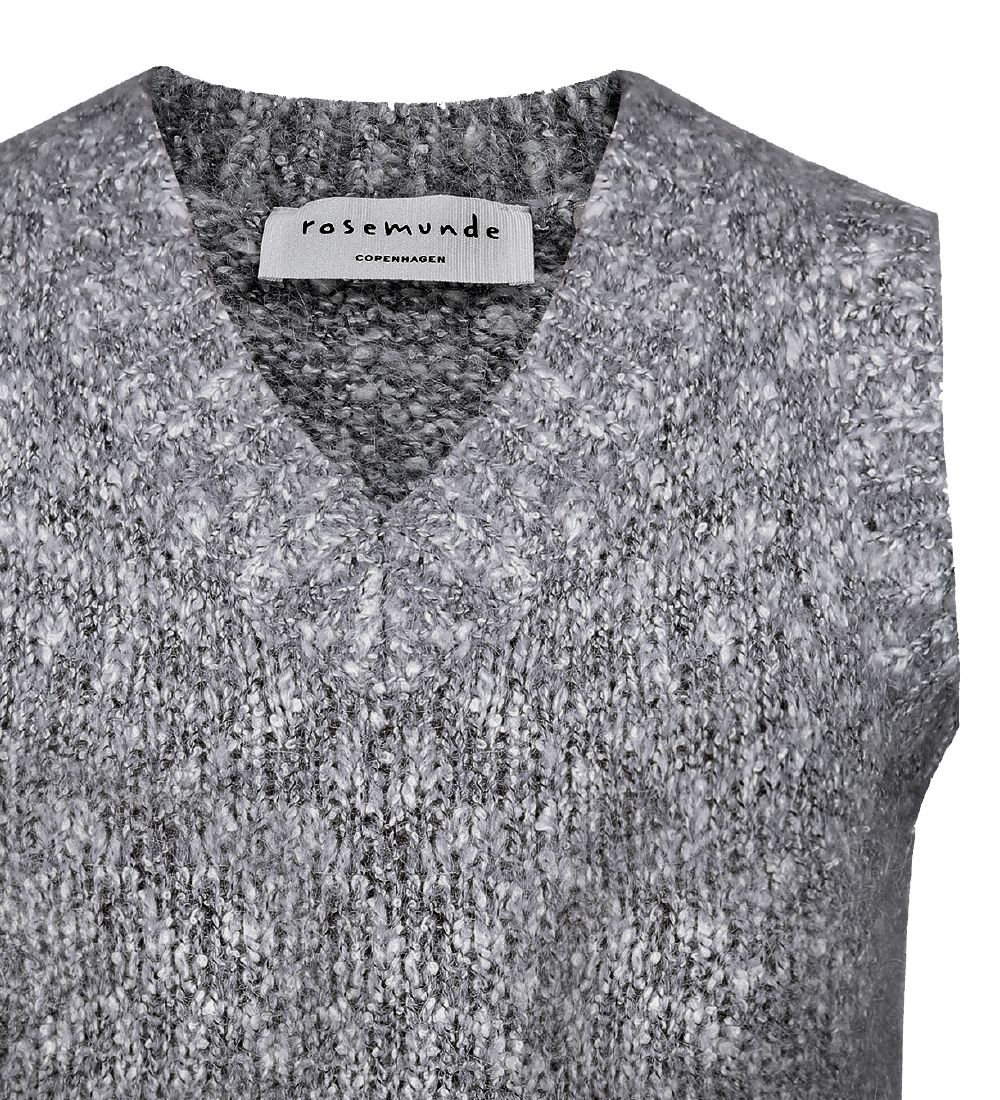 Rosemunde Waistcoat - Alpaca/Wool - Eiffel Tower Melange