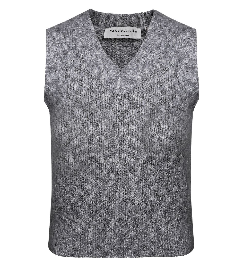 Rosemunde Waistcoat - Alpaca/Wool - Eiffel Tower Melange