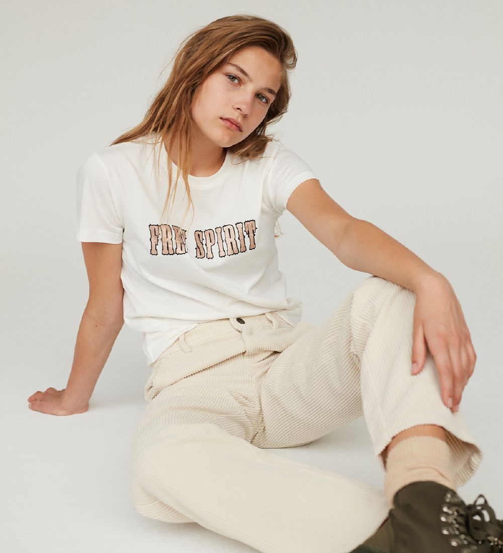 Petit by Sofie Schnoor T-shirt - Off White w. Text