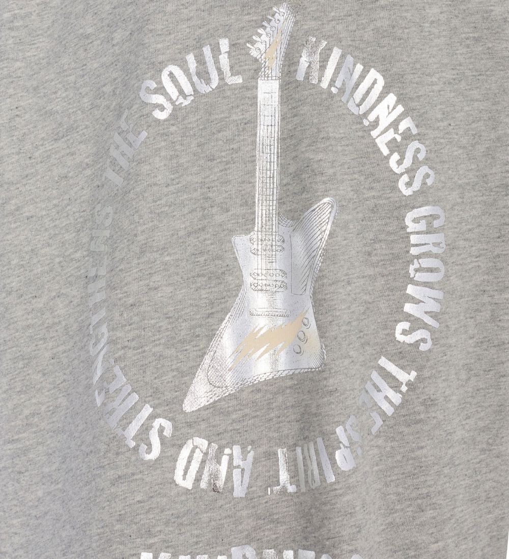 Petit by Sofie Schnoor T-shirt - Grey Melange w. Guitar
