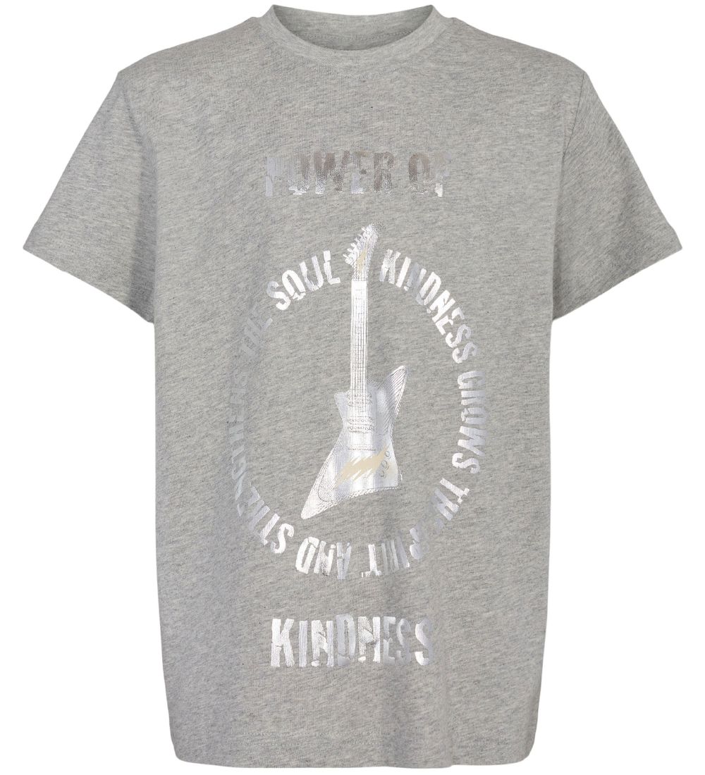 Petit by Sofie Schnoor T-shirt - Grey Melange w. Guitar