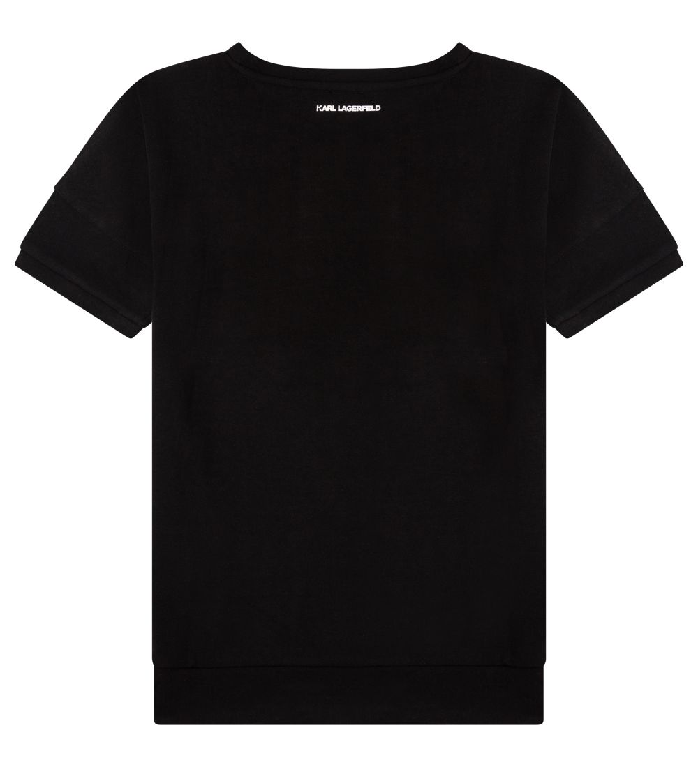 Karl Lagerfeld Dress - Four - Black w. Text