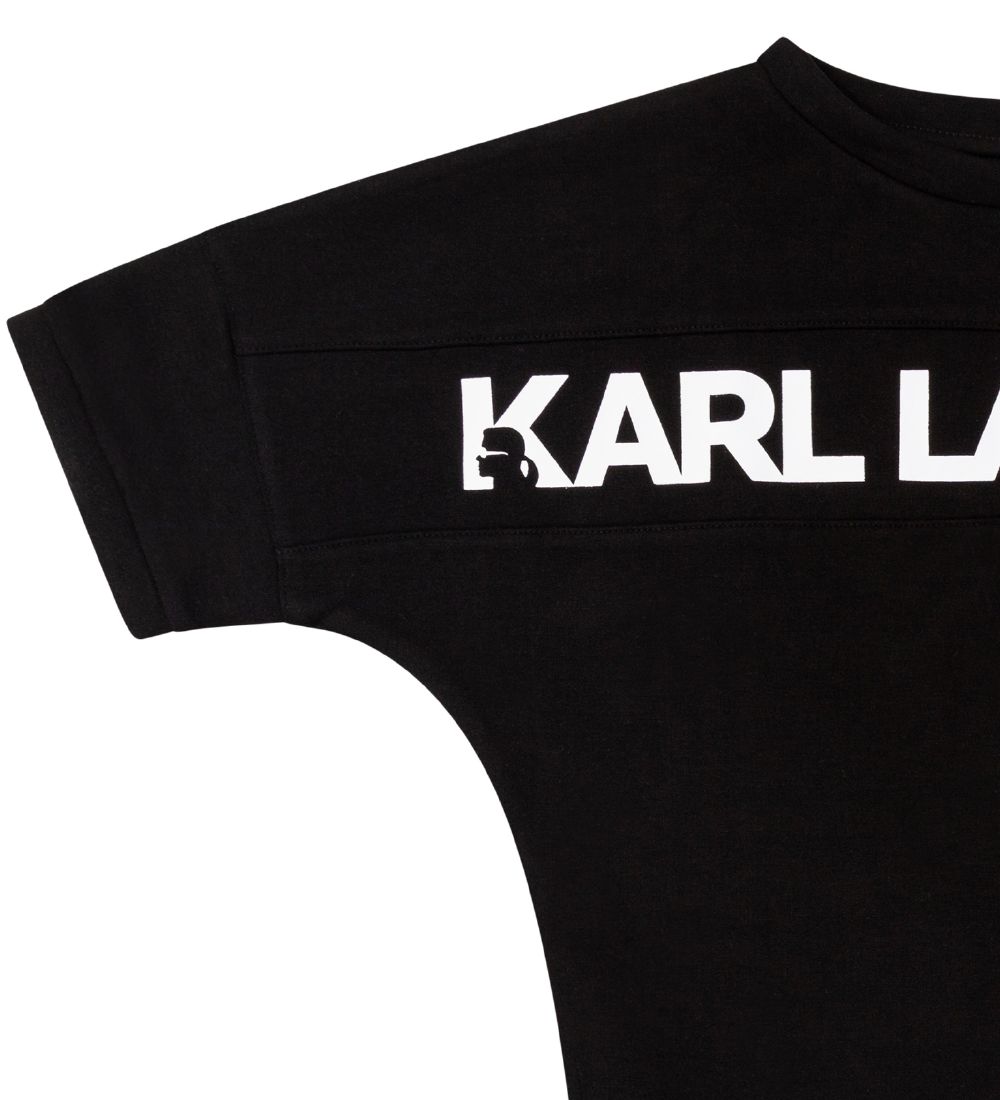 Karl Lagerfeld Dress - Four - Black w. Text