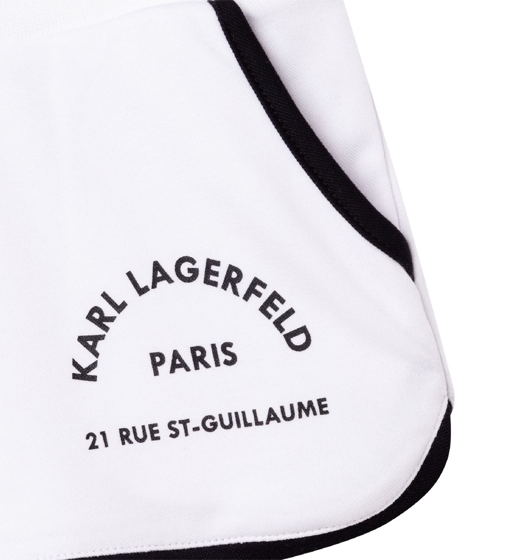 Karl Lagerfeld Shorts - Four - White/Black