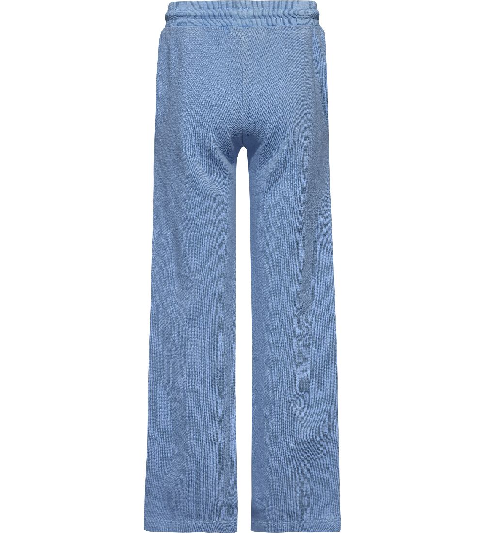 Tommy Hilfiger Sweatpants - Script Wideleg - Blue Crush