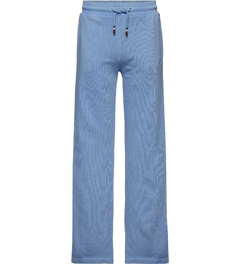 Tommy Hilfiger Sweatpants - Script Wideleg - Blue Crush
