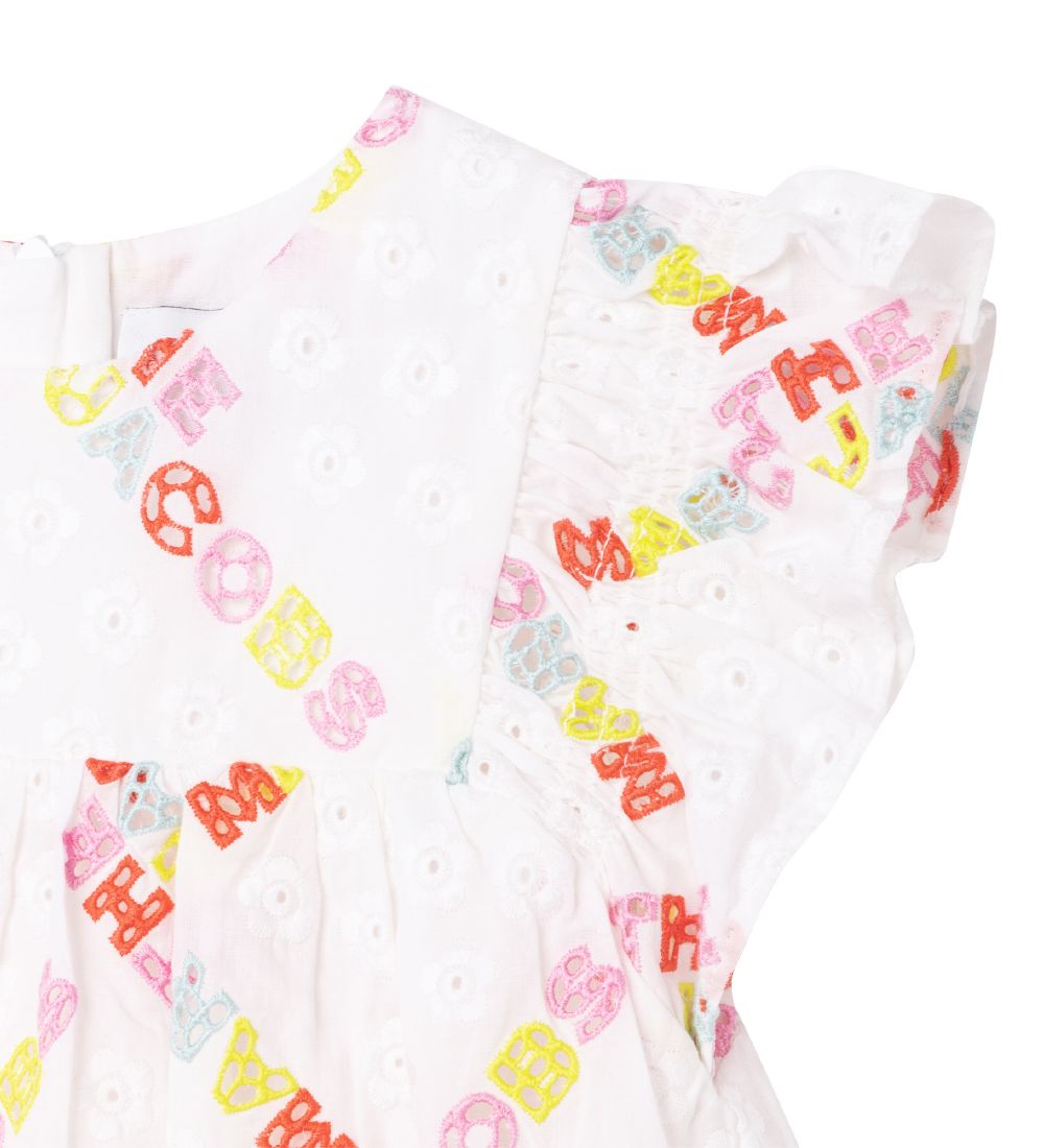 Little Marc Jacobs Kleid - The Babydoll Dress - Hawaii - Weiß/Pa