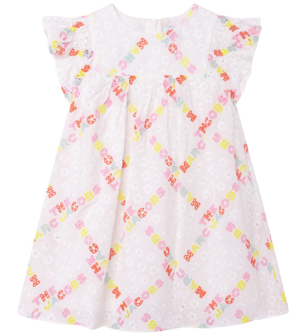 Little Marc Jacobs Kleid - The Babydoll Dress - Hawaii - Weiß/Pa