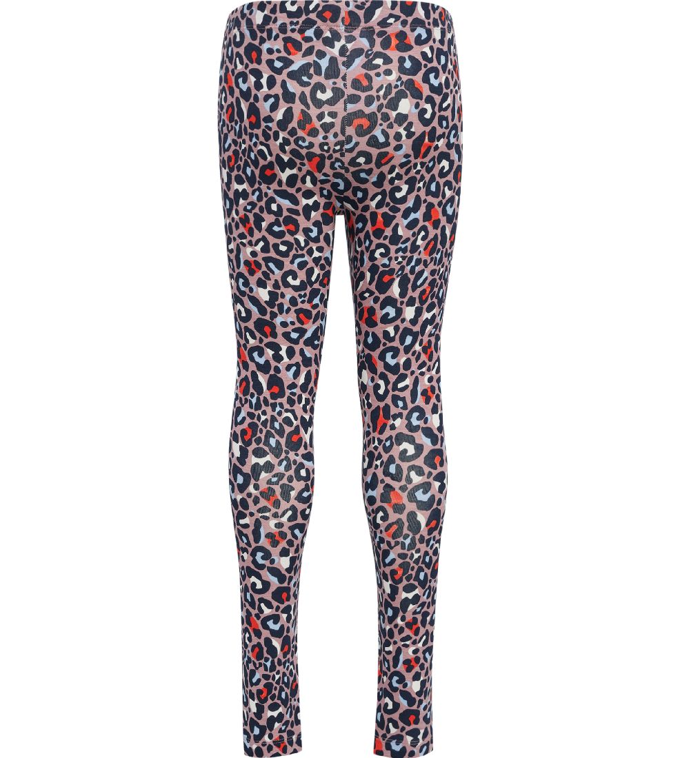 Hummel Tights - HmlLeo - Black Iris/Multi