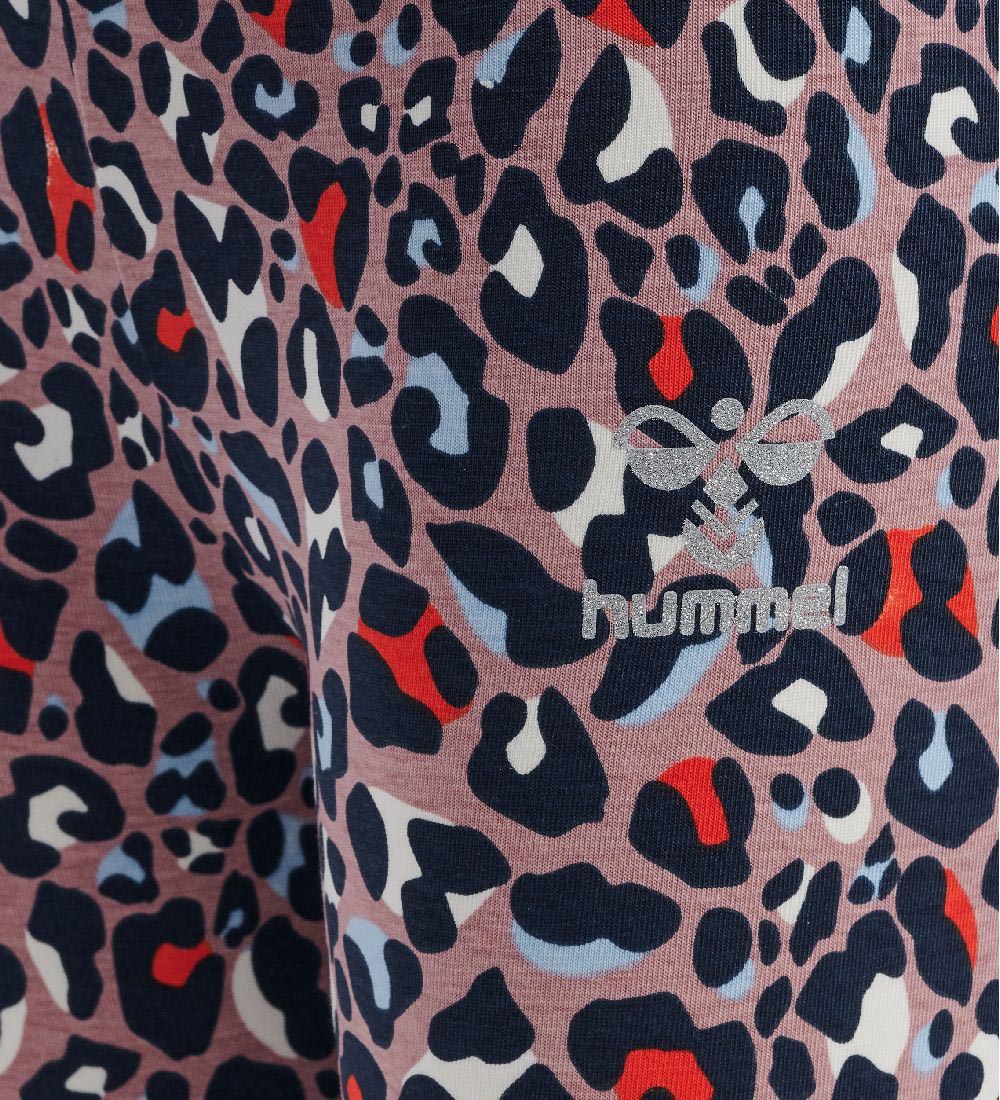 Hummel Tights - HmlLeo - Black Iris/Multi