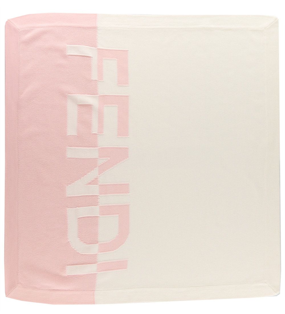 Fendi Wool Blanket - Pink/White