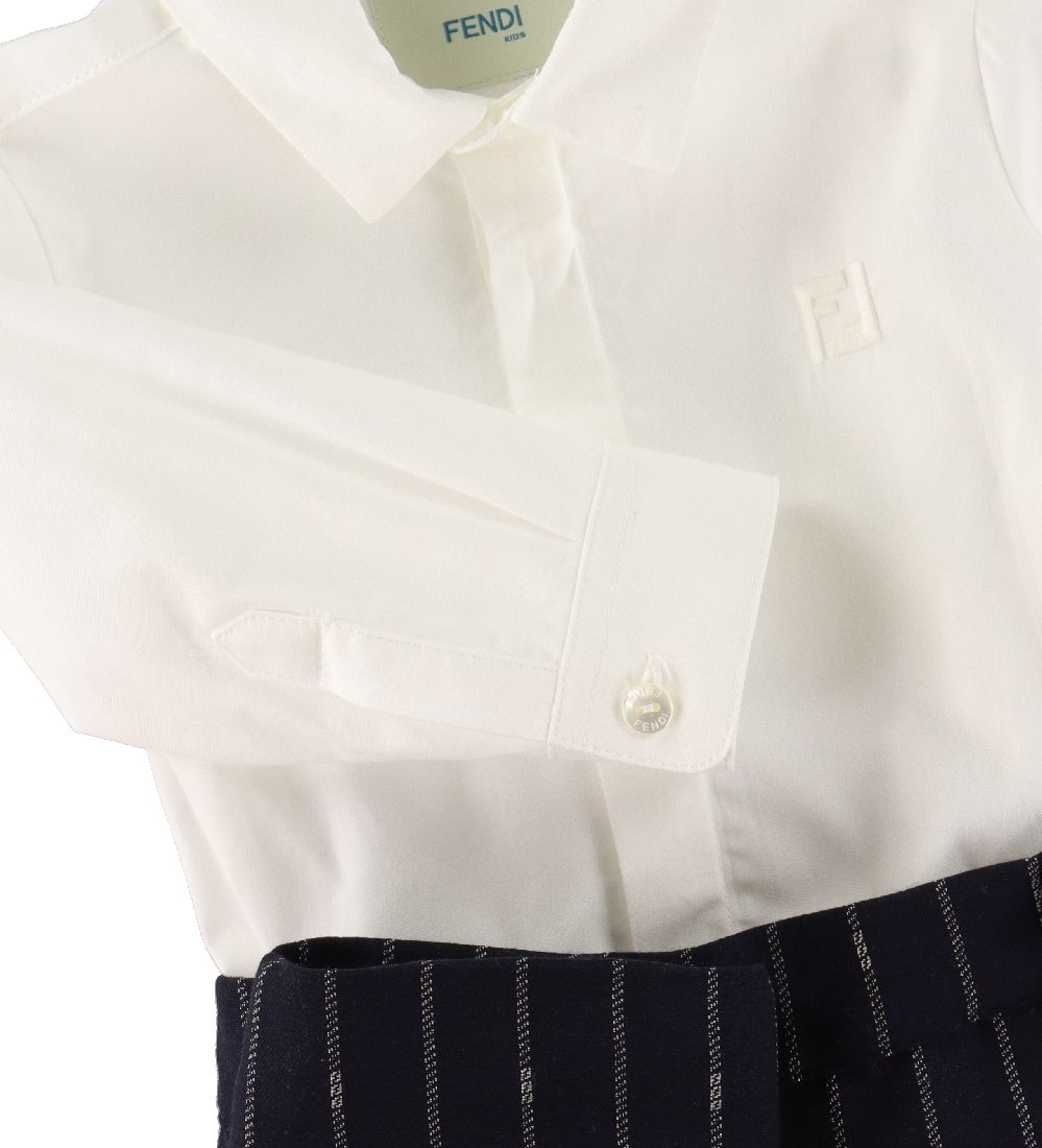 Fendi Set - Shirt/Trousers - White/Navy