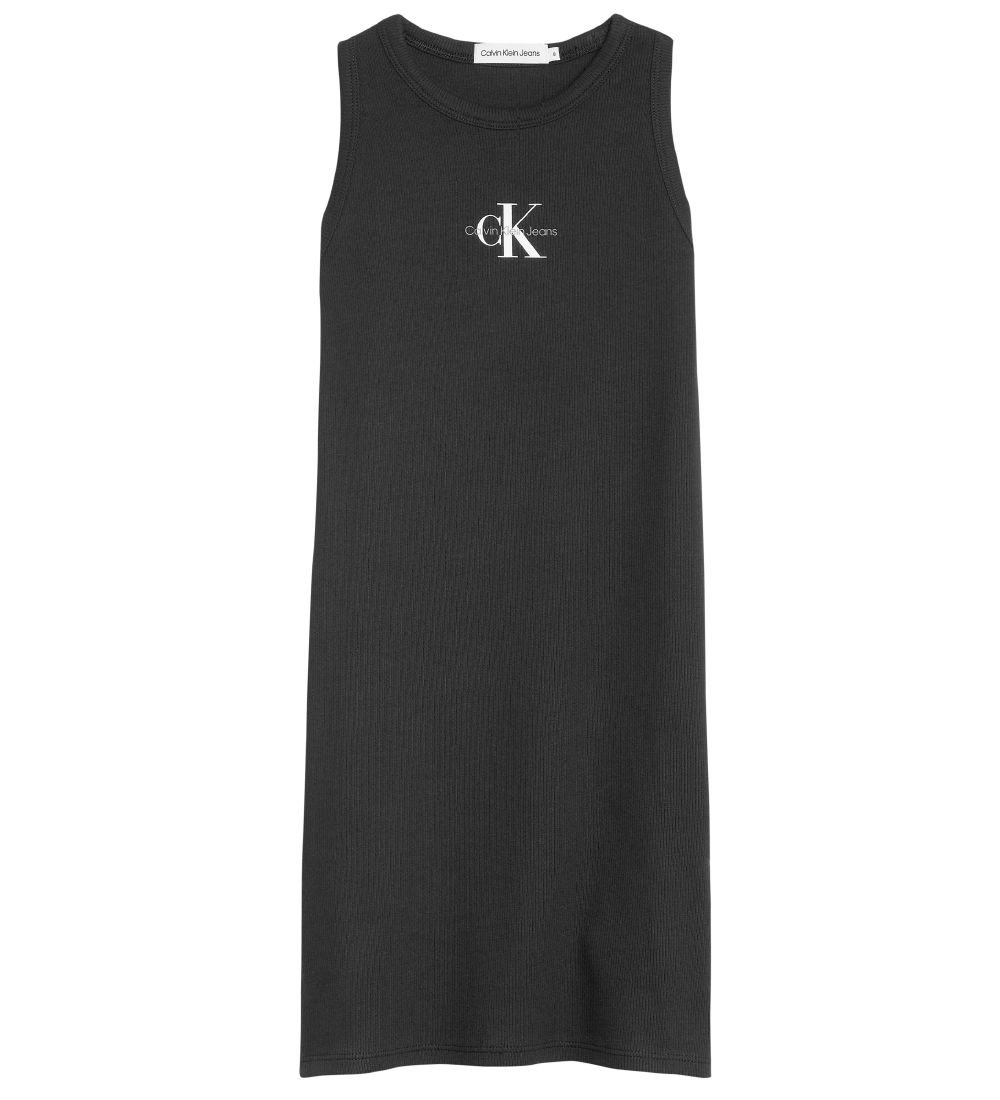Calvin Klein Dress - Monogram Rib - Black