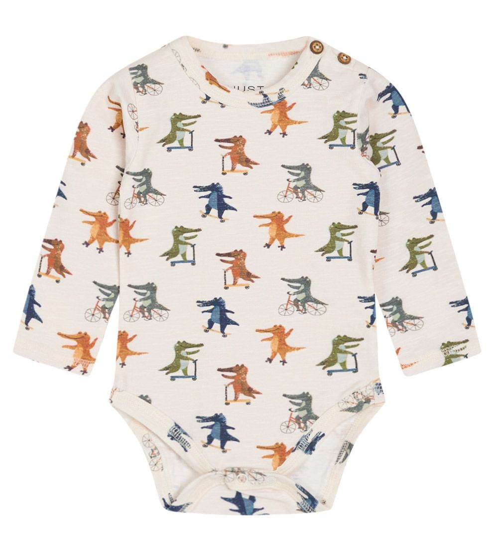 Hust and Claire Bodysuit l/s - Billy - White Sand